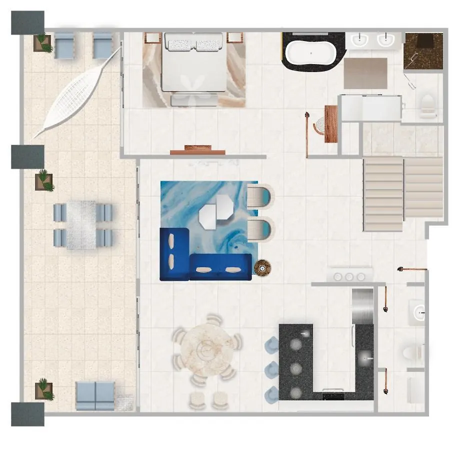 Daire Residential Retreat 3 Bedroom Loft Garza Blanca Resort & Spa Cabo San Lucas